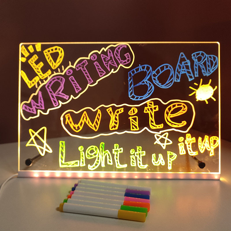 🌈 প্রিমিয়াম ম্যাজিক LED ড্রয়িং বোর্ড